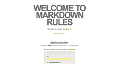 Desktop Screenshot of heckyesmarkdown.com